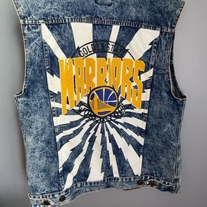 NBA Golden State Denim Vest